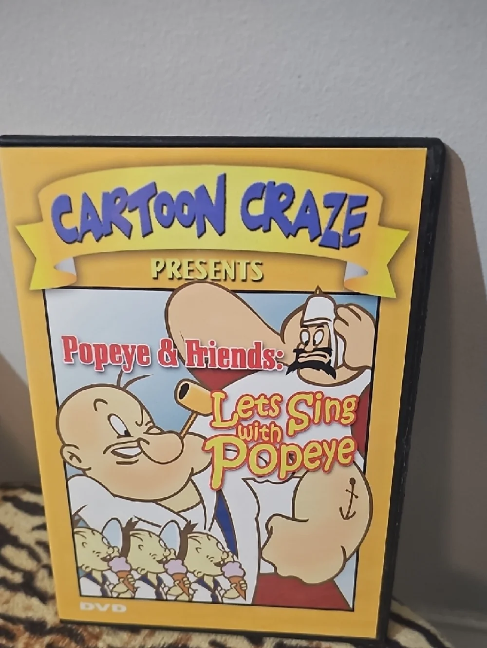 Mighty Mouse, Popeye & The Iron Mask DVD Trio - Blue, Yellow, Purple